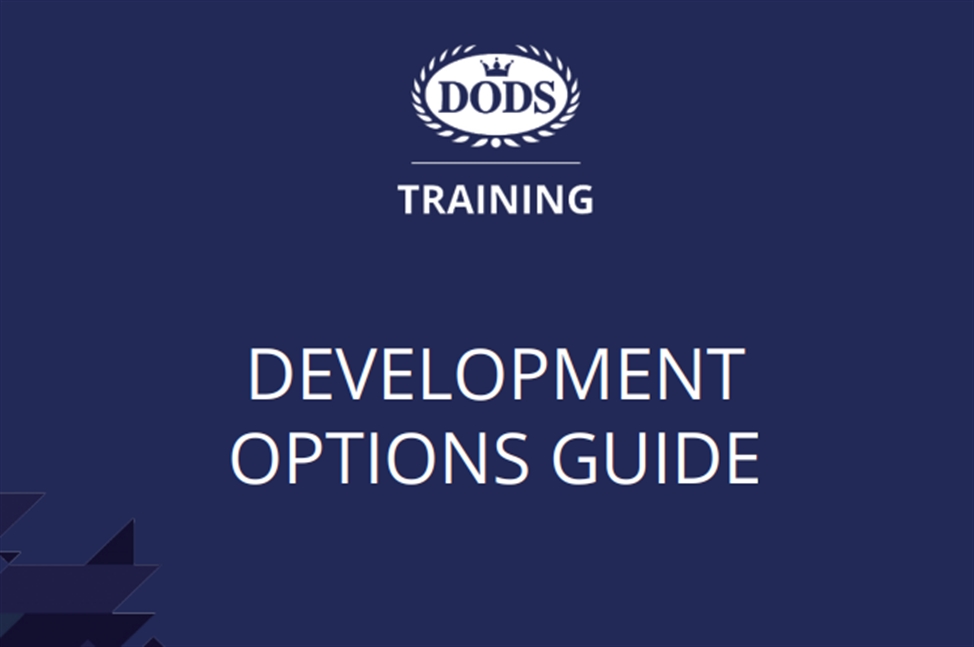Dods Training - Development Options Guide
