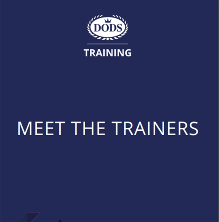 Meet the Trainers